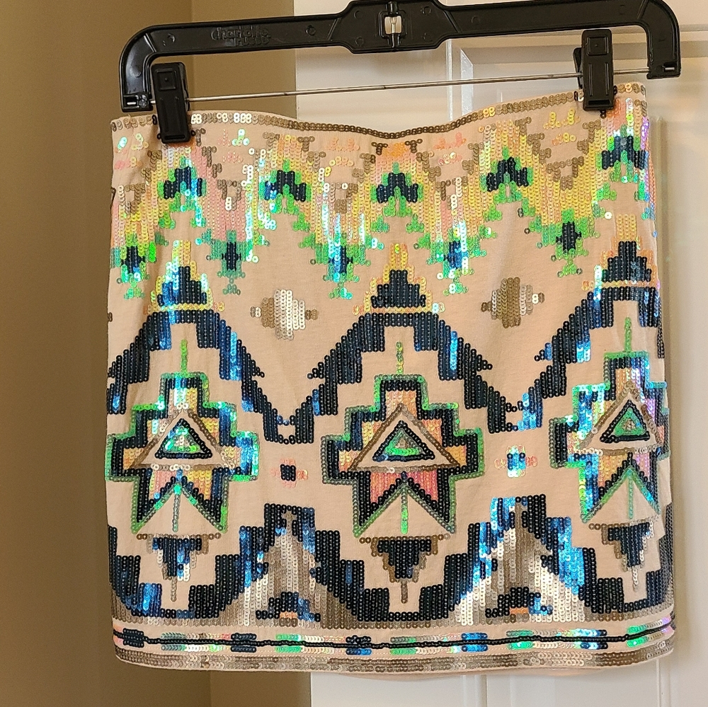 Sequin skirt